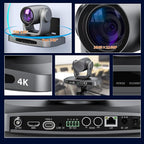 PTZ Camera 4K 21X Optical Zoom, POE IP Streaming, AI Auto Tracking PTZ - Image 4