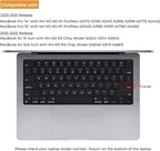 EooCoo Premium Keyboard Cover Skin Ultra Thin Protector Compatible - Image 6