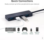 Plugable USB C to USB Adapter Hub, 4 Port USB 3.0 Hub, USB Splitter - Image 5