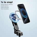 Magnetic Tripod for Phone with Remote Control, 3-in-1 Selfie Stick Handle Grip - Image 2