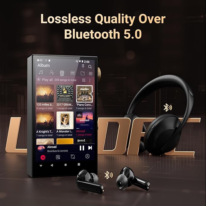 Hi-Res Audio Player, Oilsky 160GB HiFi MP3 Player Bluetooth and WiFi, 4.4mm - Image 5