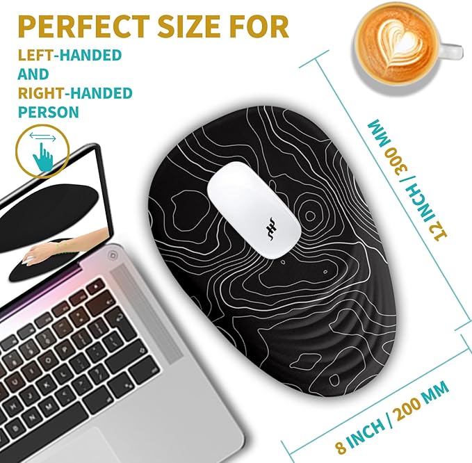 Hokafenle Ergonomic Mouse Pad Wrist Support - Image 4