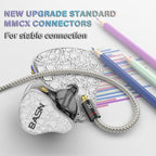 BASN Bmaster5 in Ear Monitors, 5 Drivers Drummer Headphones - Image 5