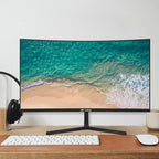 CRUA 24" Curved Monitor, FHD 100HZ, 99% sRGB Color Gamut Computer Monitors - Image 7