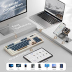 AULA S99 Pro Wireless Keyboard, Gaming Keyboards Media Knob Custom RGB Backlit - Image 4