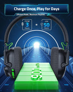 Wireless Gaming Headset for PC, 2.4GHz USB Dongle Headphones - Image 5