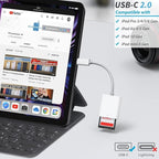 iPhone 16 SD Card Reader, esbeecables USB C to SD Card Reader Trail Camera - Image 4