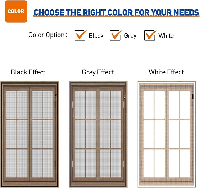 MAGZO Customized Window Screen, Screen Mesh Attachable and Detachable - Image 3
