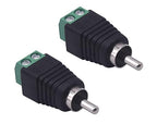 RCA Plugs for Speaker Wire, RCA to AV Screw Terminal Connector, Phono RCA Male - Image 8