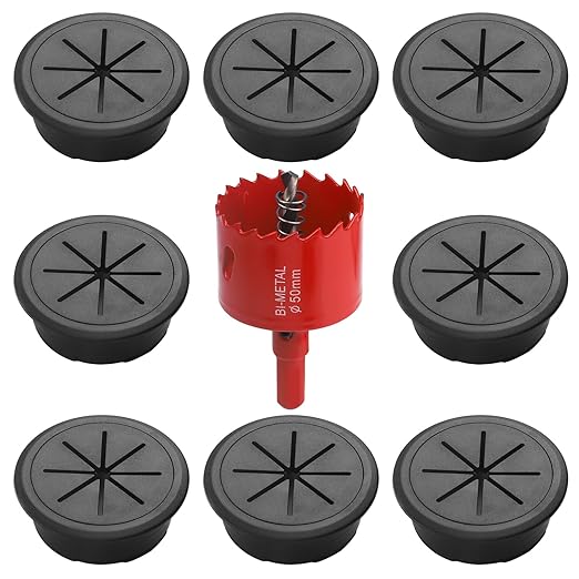 Desk Grommet 2 Inch 8Pcs Grommets Desk Hole Cover - Image 8