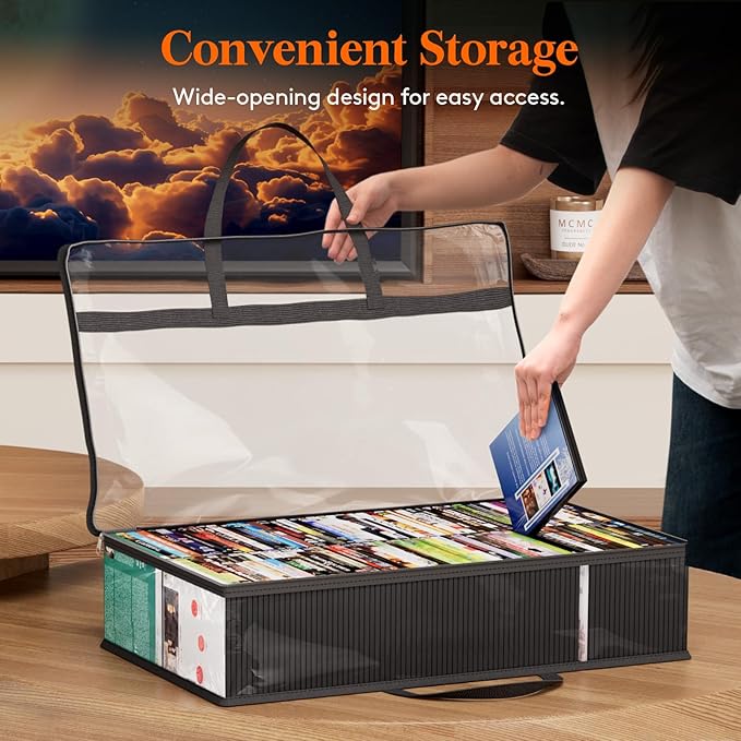 Lifewit DVD Storage Bags, Media Holder - Image 3