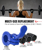 Barbell Clips 1 Inch Quick Release Weight Clamps 0.9-1.18inch Multi-Size - Image 2