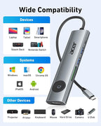 Acer USB C to HDMI Multiport Adapter, 7 in 1 USB-C Hub - Image 7