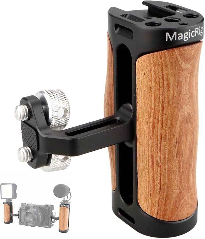 Side Handle Wooden Handgrip by MAGICRIG