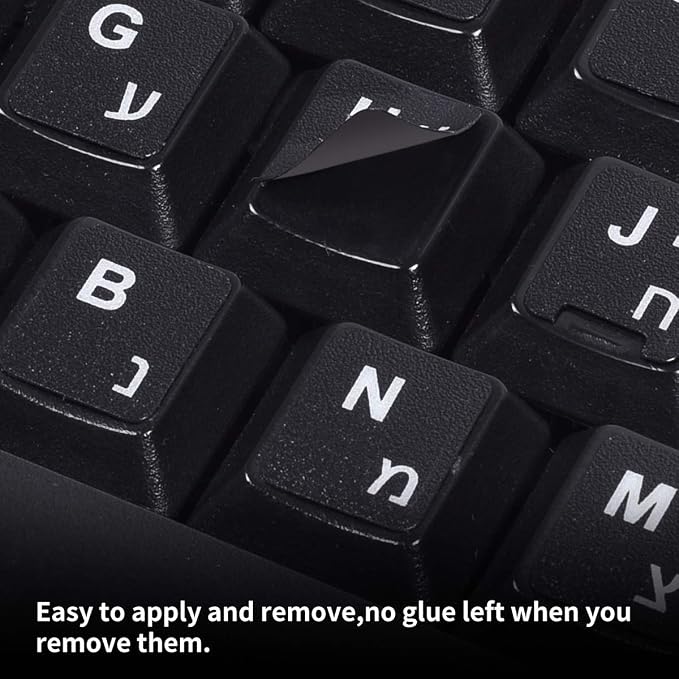 French Keyboard Stickers, Matte Vinyl Keyboard Sticker - Image 3