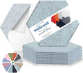 Mollywell Hexagon Acoustic Panels, High Density, Soundproofing, Decorative by Mollywell