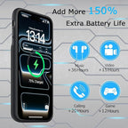 Battery Case for iPhone 17 Pro Max, Upgraded 12000mAh Rechargeable Portable - Image 3