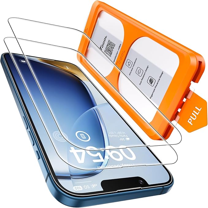 TOCOL for iPhone 13 mini Screen Protector 9H Hardness Military Grade by TOCOL