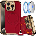 COOLQO for iPhone 14 Pro Max Case 6.7'' Upgraded 360° Spin Magnetic Stand by COOLQO