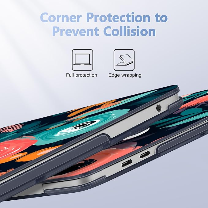 May Chen for New MacBook Pro 13 Case 2022 2020 Release, Plastic Crystal Hard - Image 3