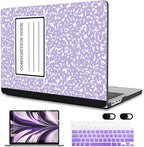 MEEgoodo Case for M4/M3/M2 MacBook Air 13.6 inch Case 2025 2024 2022, Fit Model by MEEgoodo