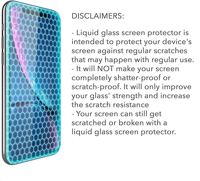LUVVITT Liquid Glass Screen Protector Scratch and Shatter Resistant Wipe On - Image 6