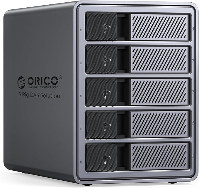ORICO RAID 5 Bay HDD Enclosures USB 3.0 Push-Pull Mounting by PioneerDataSolutionPowerYourFuture