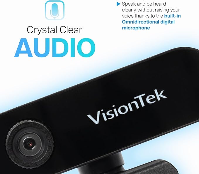 VisionTek VTWC30 Premium Full HD Webcam, - Image 5