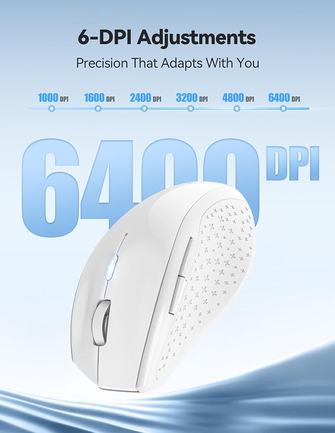 TECKNET Wireless Mouse Rechargeable, Mouse - Image 4