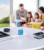 Wall Charger, USB C Charger Block, 5-Port PD + QC 3.0 Fast Charging Power Plug - Image 8