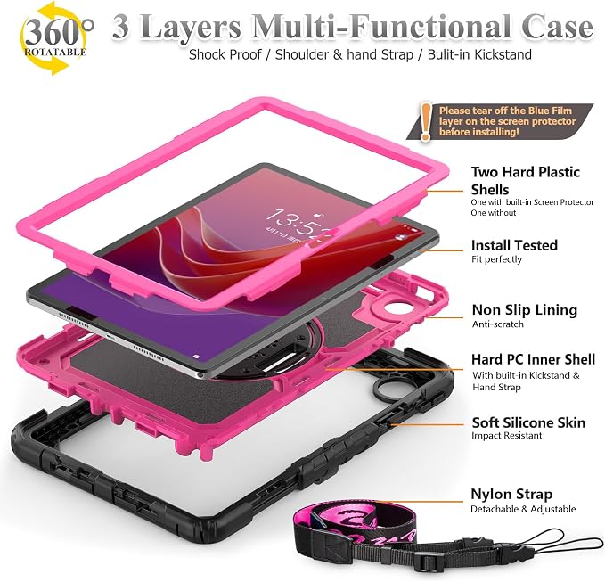 SEYMAC stock Tablet Case for Lenovo Tab M11 11 inch Drop-Proof Protection Cover - Image 7