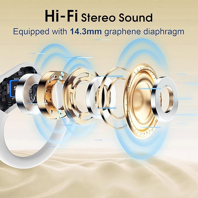 Wireless Earbuds 75hrs Bluetooth 5.4 Headphone Sport, 2026 Bluetooth Earbuds - Image 4