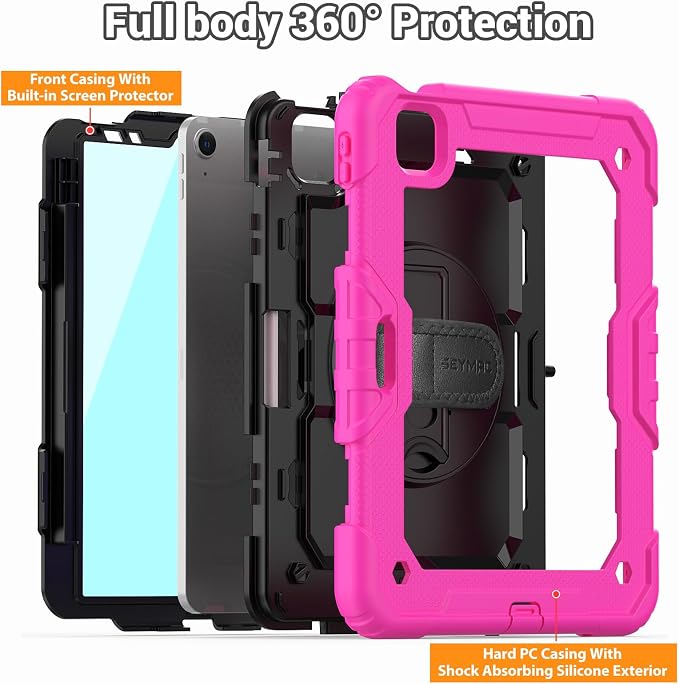 SEYMAC for iPad Air 5th/ 4th Generation Case 10.9 Inch, Full-Body Shockproof - Image 5