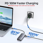 USB C Docking Station Dual Monitor, LIONWEI Laptop Docking Station 3 Monitors - Image 5