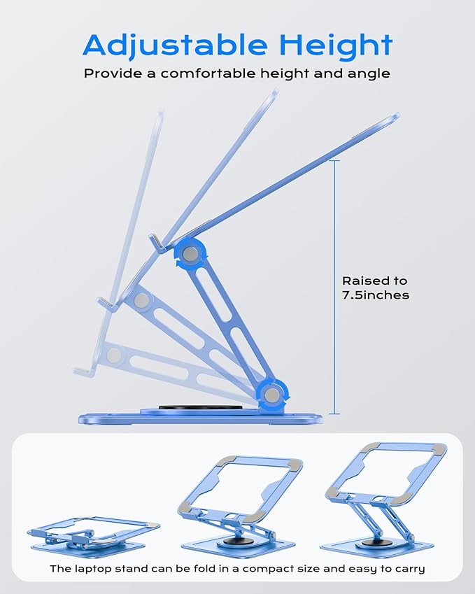 LOXP Adjustable Laptop Stand, Computer Stand - Image 3