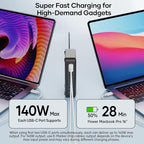 500W USB C Charger Block, 10-Port Charging Station, GaN PD 140W Type C Fast - Image 3