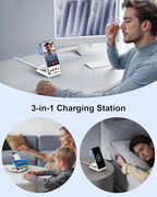 NANAMI Wireless Charger for Google - 3 in 1 Wireless Charging Station Fast - Image 7