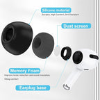 Compatible with AirPods Pro 2nd/1st Generation Silicon+Memory Foam Replacement - Image 3