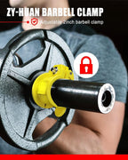 Olympic Barbell Clamps 2 inch Adjustable Barbell Clips Quick Release Pair of - Image 2