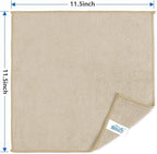 HOMEXCEL Brown Microfiber Cleaning Cloth, 50 Pack Cleaning Towels - Image 7