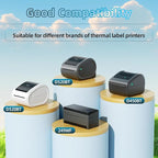 2'' Round Thermal Labels, Name/Price Tag, QR Code, 750 Labels/Roll - Image 3