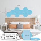 Mollywell Hexagon Acoustic Panels, High Density, Soundproofing, Decorative - Image 2