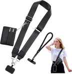 Save Girls Phone Strap with Wallet, Clip and Go Lanyard by kullder