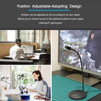 USB Microphone, 360 Degree Adjustable Gooseneck Design, Mute Button & LED - Image 6