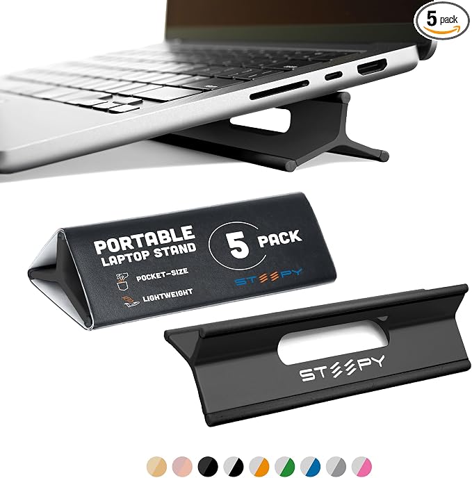 Steepy Laptop Stand for Desk by Steepy