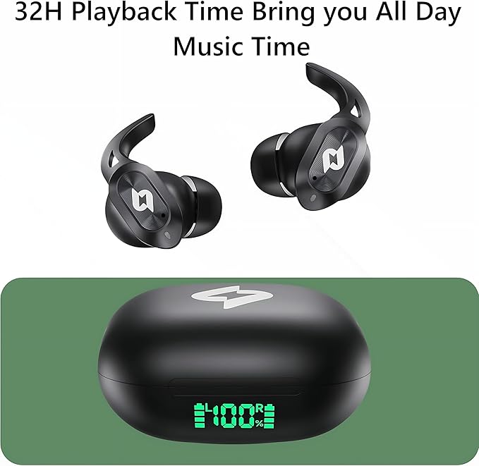 Wireless Earbuds Bluetooth Earbuds Wireless Charging Case Waterproof Headphones - Image 3