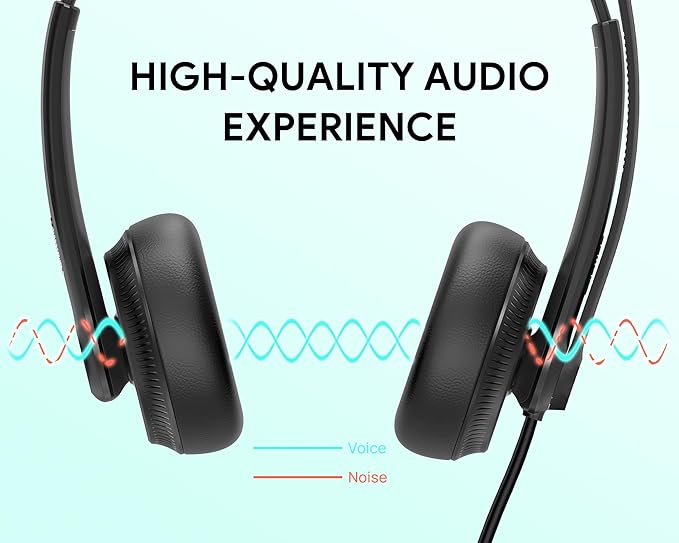 UH34 USB Headset with Microphone - Image 2