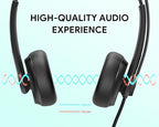 UH34 USB Headset with Microphone - Image 2