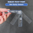 15-Pack Clear Plastic Cassette Tape Storage Cases - Image 4