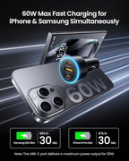 PISEN 60W 3-Port USB C Car Charger - Image 2